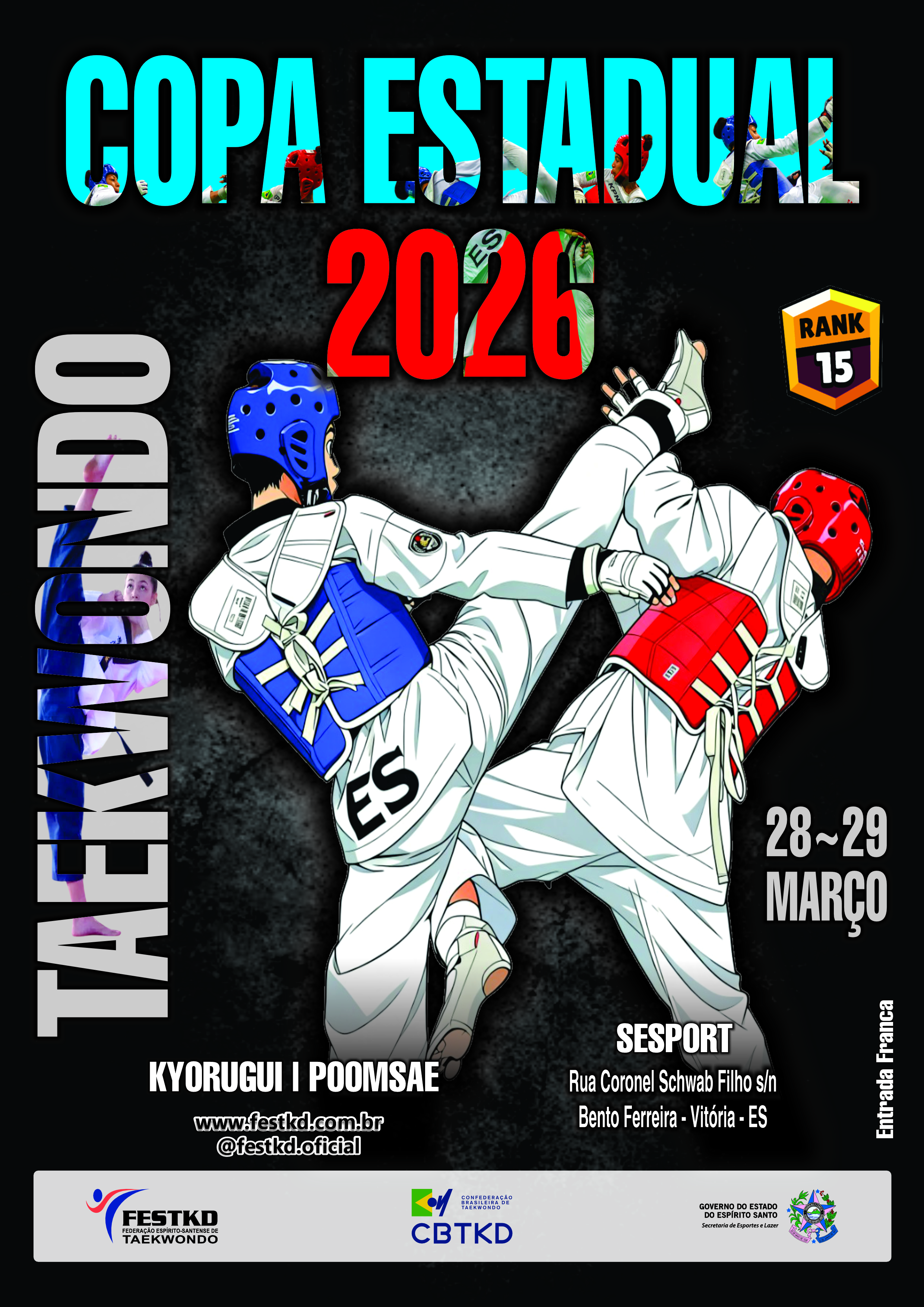 Alunos da APADD conquistam 9 medalhas no Estadual de Taekwondo