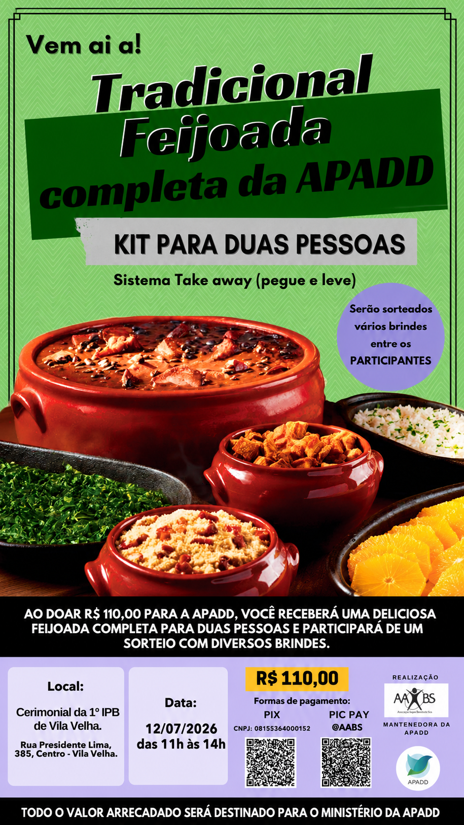 Feijoada Beneficente 2026